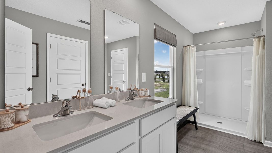 Furnished interior in a model home at Rookery in Green Cove Springs (Image 44). Furnished interior in a model home at Rookery in Green Cove Springs (Image 44).