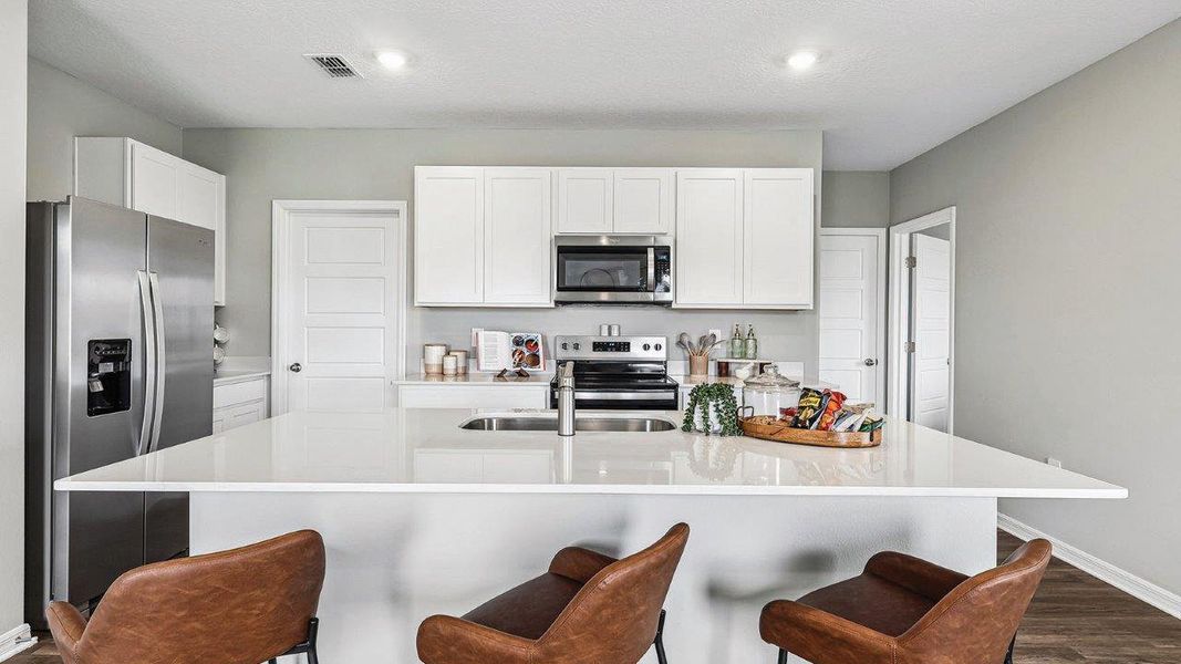 Furnished interior in a model home at Wynnstone in Davenport (Image 23).