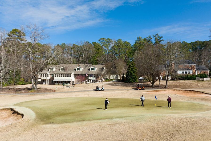 Conyers Aerial Honey Creek Country Club Golf