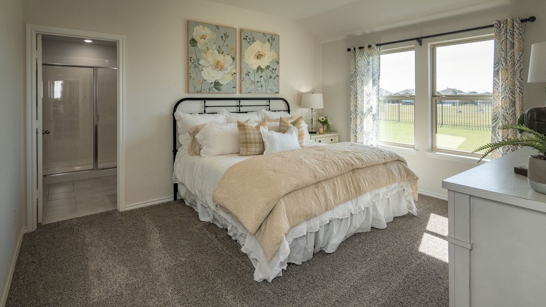 Furnished interior in a model home at Verandah in Royse City (Image 26). Furnished interior in a model home at Verandah in Royse City (Image 26).