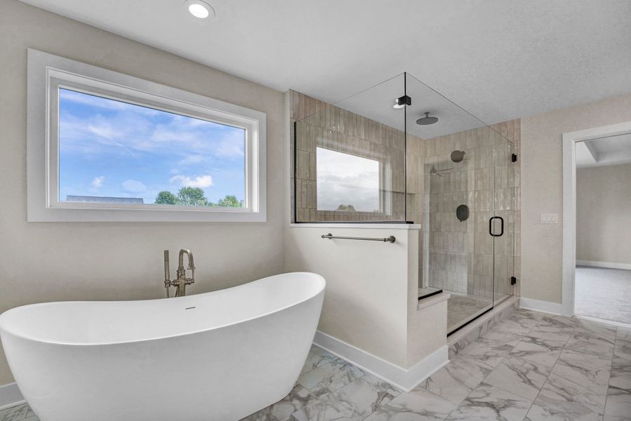 Furnished interior in a model home at Birdsong Estates in Orchard Park (Image 24).