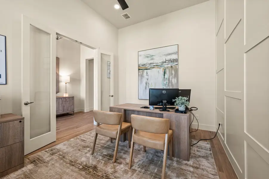 Furnished interior in a model home at NorthGlen in Haslet (Image 7). Furnished interior in a model home at NorthGlen in Haslet (Image 7).