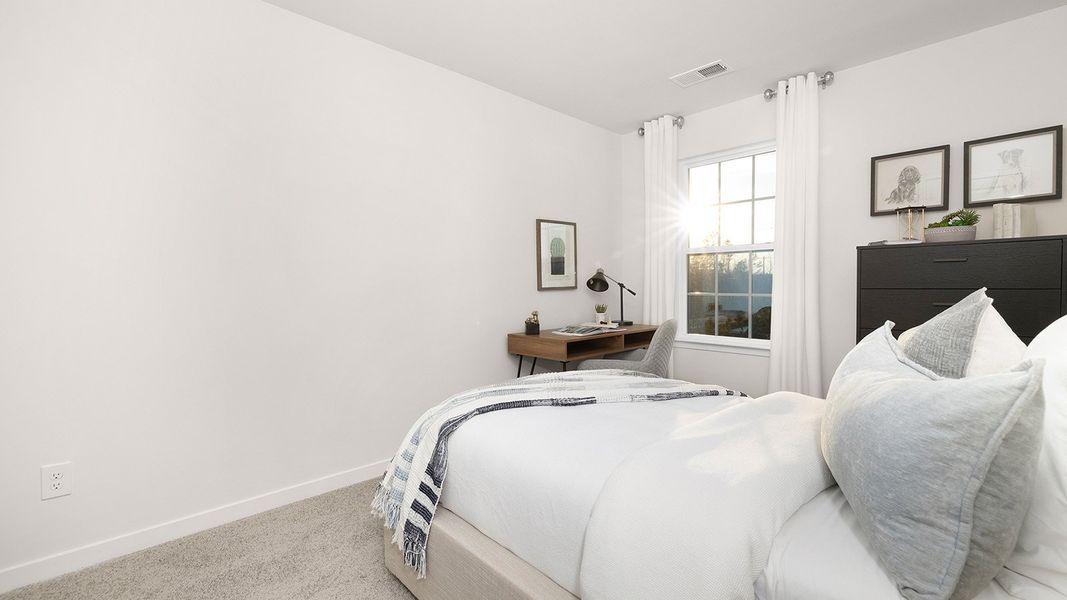 Furnished interior in a model home at Woodhaven at Chester in Chester (Image 17). Furnished interior in a model home at Woodhaven at Chester in Chester (Image 17).