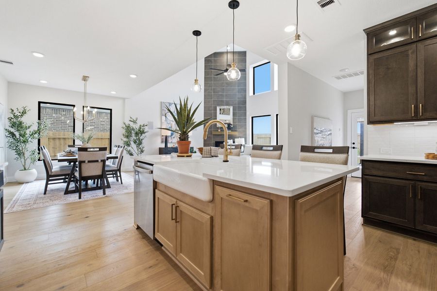 Furnished interior in a model home at Grand Magnolia in Waller (Image 32).