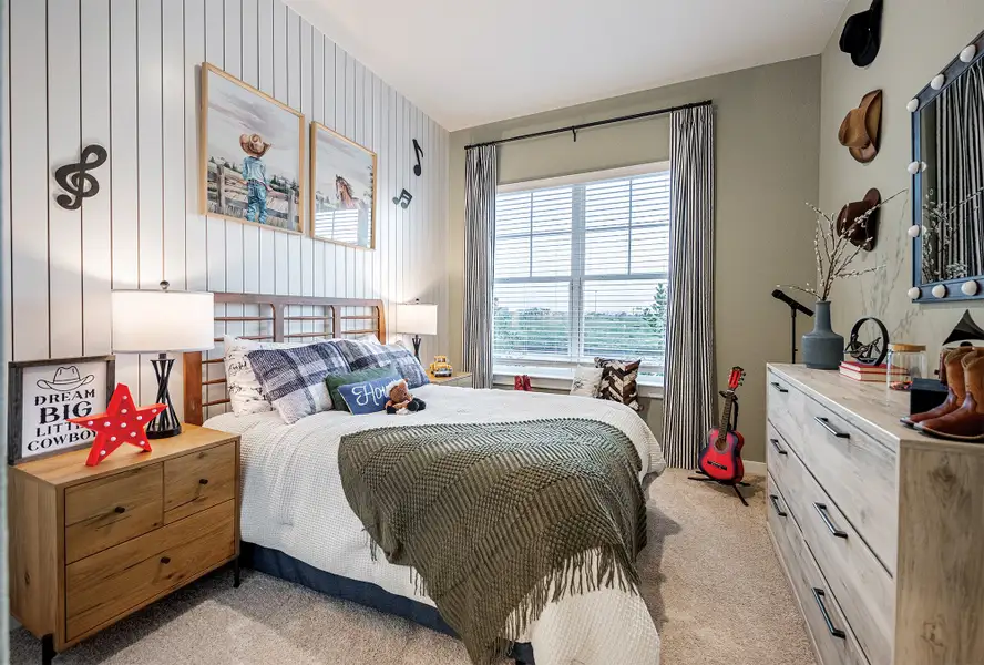 Furnished interior in a model home at Mayfair - Select Garden Series in New Braunfels (Image 9).