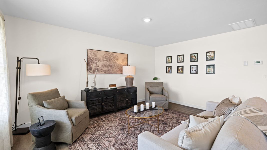 Furnished interior in a model home at Bayview at Harbor Crest in Ooltewah (Image 24).