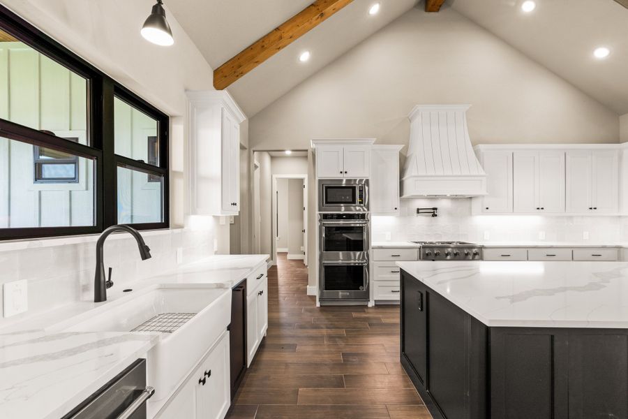 Furnished interior in a model home at Santana Ridge in Weatherford (Image 4).