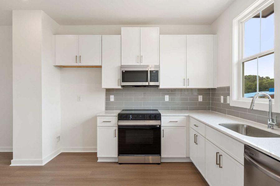 Furnished interior in a model home at Array in Atlanta (Image 33).