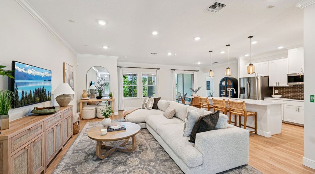 Furnished interior in a model home at Englewood in Englewood (Image 2).