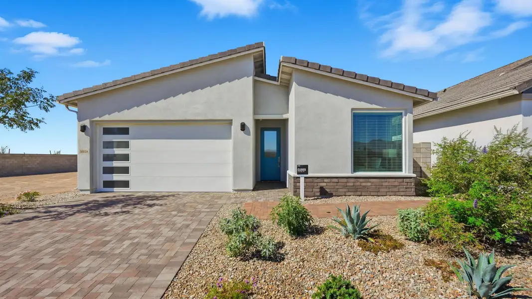 Front exterior of a home in the Teravalis community, located in Buckeye, AZ (Image 4).