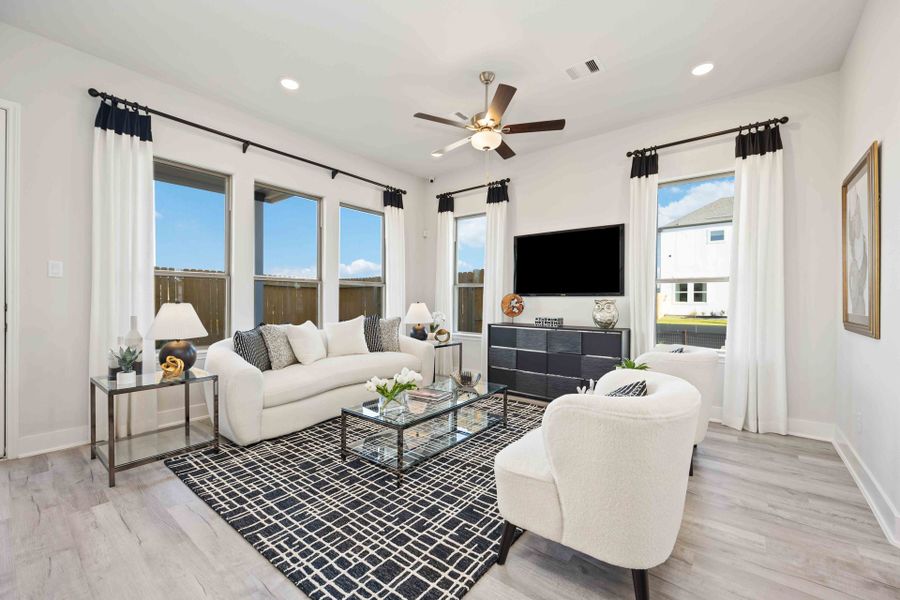 Cloverdale Model Home - Family Room