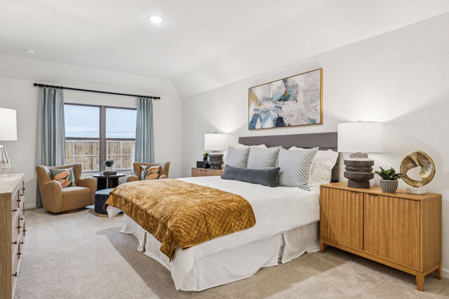 Furnished interior in a model home at Sunterra Lakes in Brookshire (Image 10). Furnished interior in a model home at Sunterra Lakes in Brookshire (Image 10).