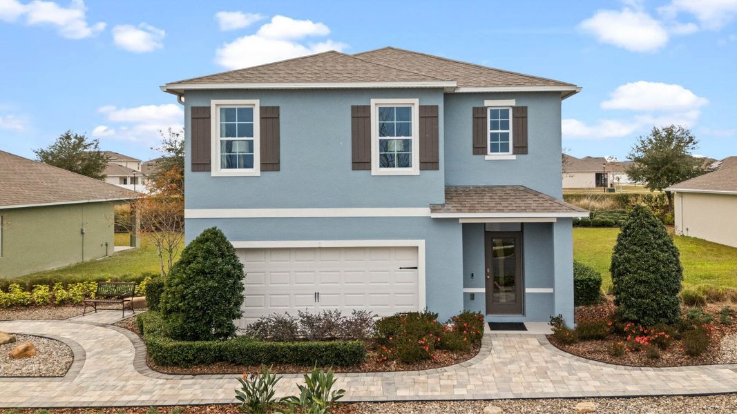 Front exterior of a home in the Waypointe community, located in Daytona Beach, FL (Image 4).