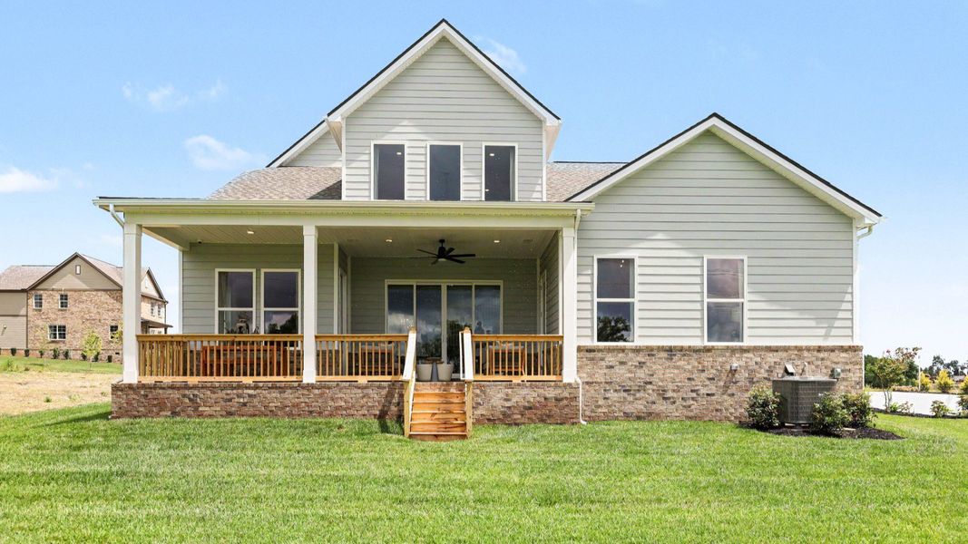 Rear exterior with view of rear covered patio Rear exterior with view of rear covered patio