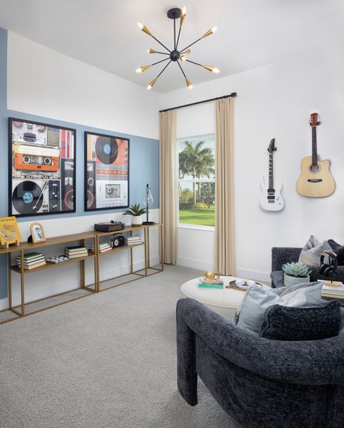 Furnished interior in a model home at Palmera Wellen Park - Classic Series in Venice (Image 8).
