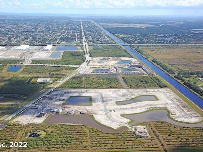 Site preparation and early development at BELTERRA in Port St. Lucie, FL (Image 112).
