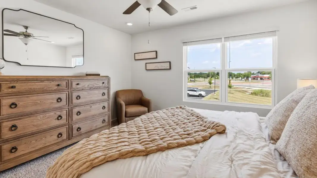 Furnished interior in a model home at Cherokee Overlook in Sevierville (Image 19).