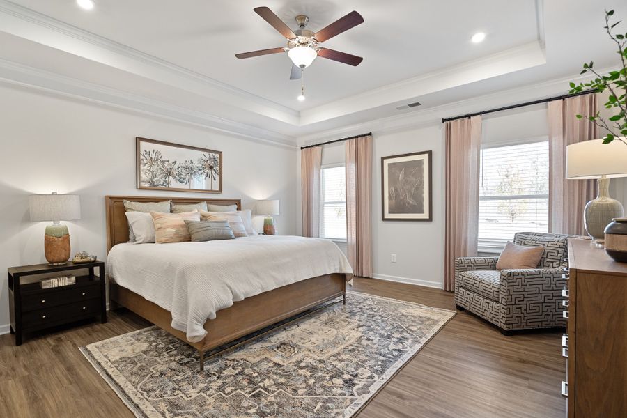 Furnished interior in a model home at Lockewood in Cartersville (Image 25). Furnished interior in a model home at Lockewood in Cartersville (Image 25).