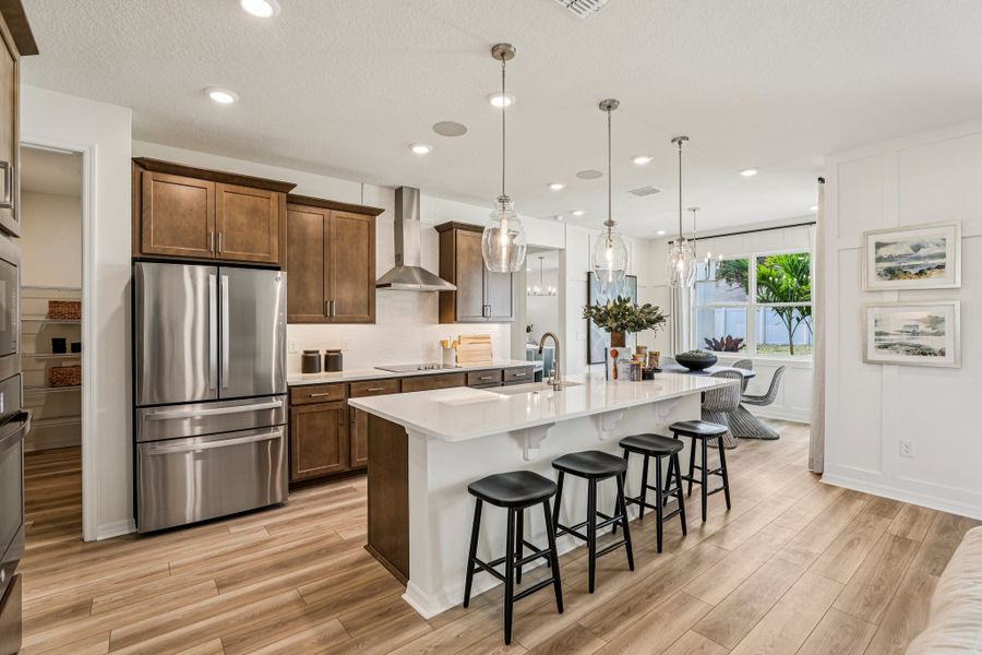 Furnished interior in a model home at Country Club Estates in Palm Bay (Image 8).