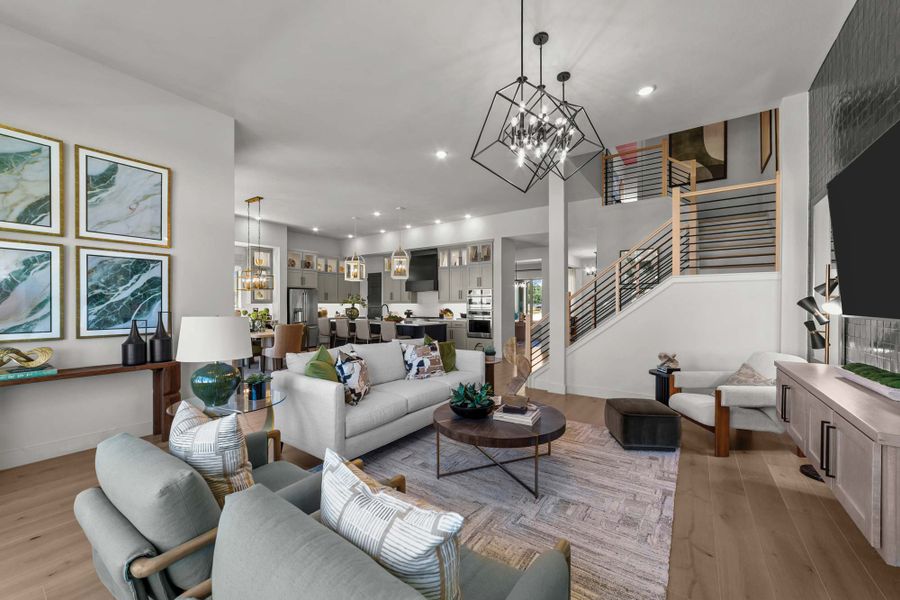 Furnished interior in a model home at Northshore at Lakewood Village - Estate Series in Lakewood Village (Image 8). Furnished interior in a model home at Northshore at Lakewood Village - Estate Series in Lakewood Village (Image 8).