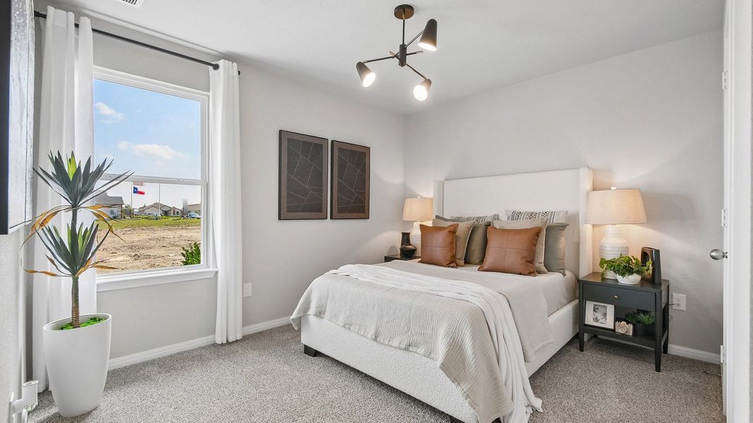 Furnished interior in a model home at Carillon in Manor (Image 51). Furnished interior in a model home at Carillon in Manor (Image 51).