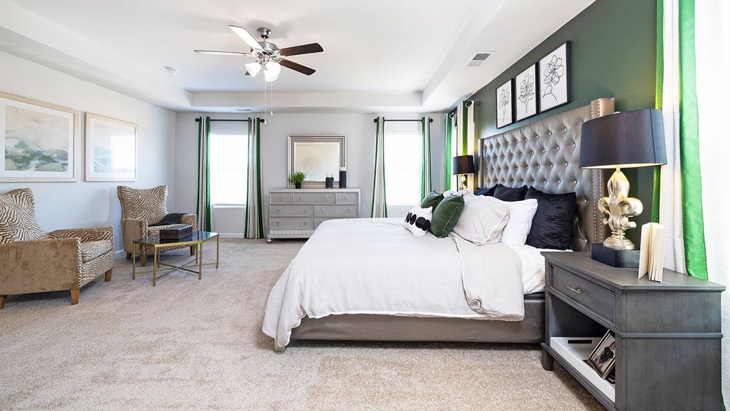 Furnished interior in a model home at Estates at Deer Hollow in Grovetown (Image 8).