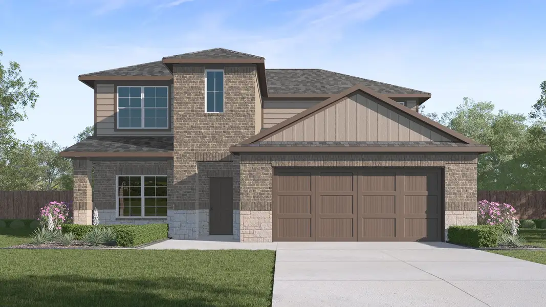 Front exterior of a home in the Garnett Estates community, located in Portland, TX (Image 12).