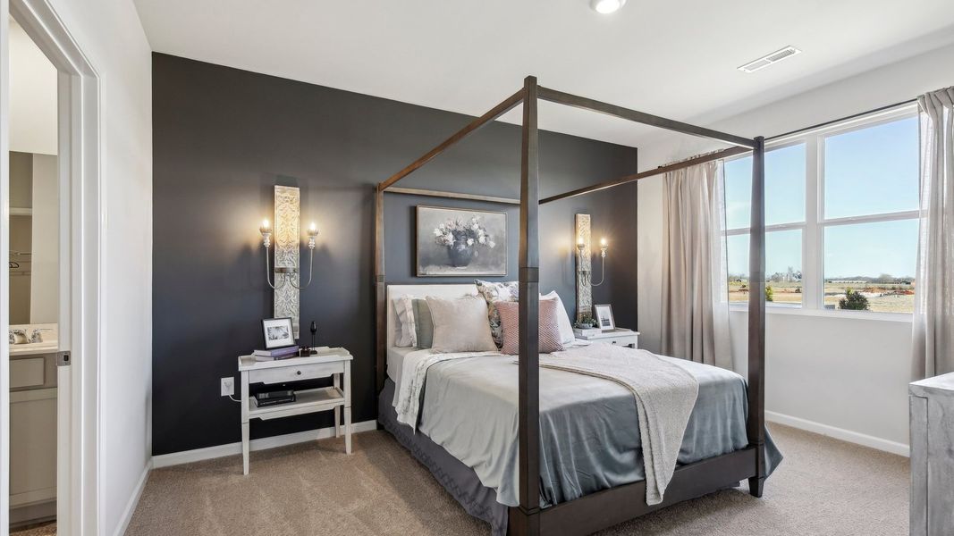 Furnished interior in a model home at CDJ Farms in Portland (Image 8).