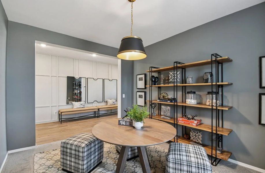 Furnished interior in a model home at Amarillo Creek in Maricopa (Image 8).