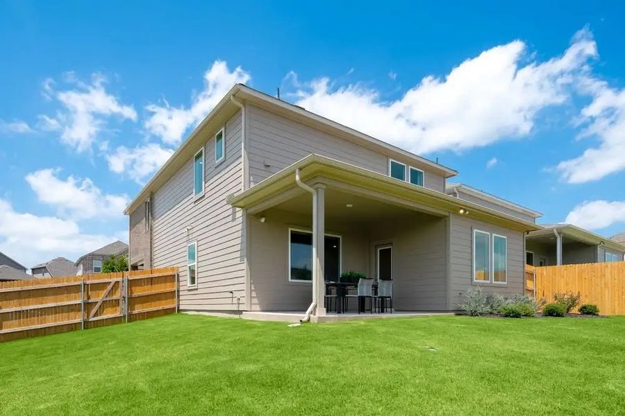 Exterior details of a home in Village Grove, Dripping Springs (Image 2).