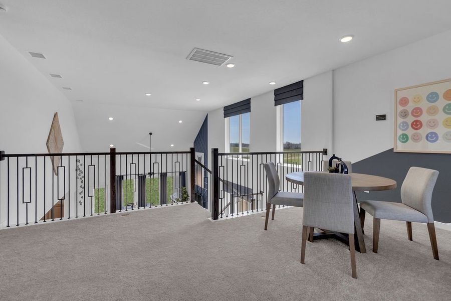 Furnished interior in a model home at Katy Lakes in Katy (Image 32).