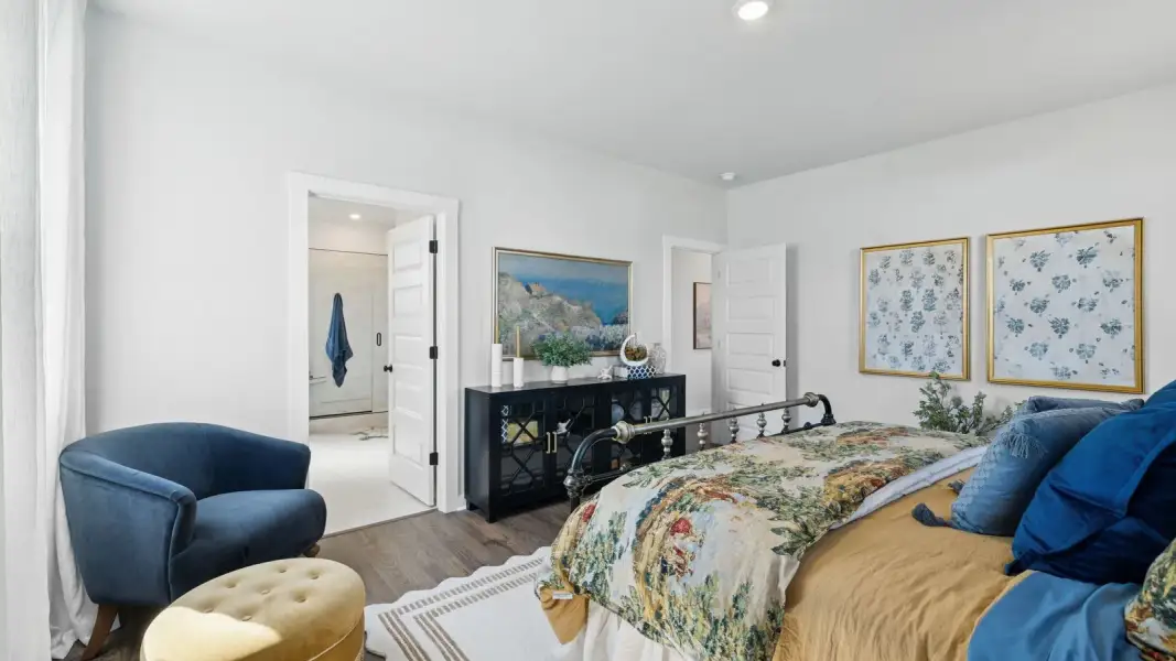 Furnished interior in a model home at Walnut Ridge in Lebanon (Image 32).