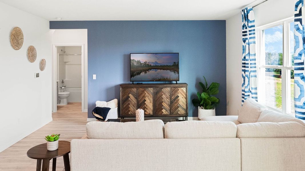 Furnished interior in a model home at Timberwalk in Mount Dora (Image 11).