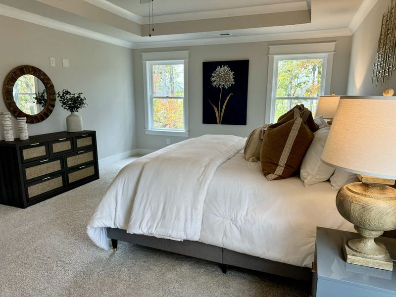 Furnished interior in a model home at Springside Reserve in Powder Springs (Image 32).