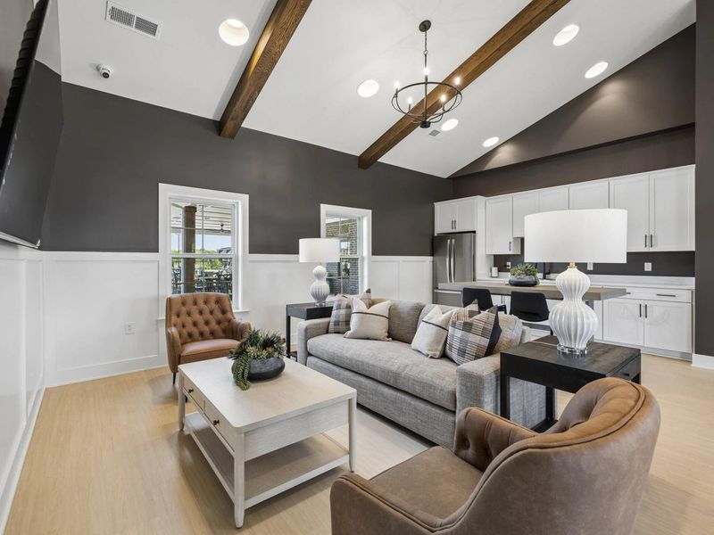 Furnished interior in a model home at Bradshaw Farms in Mount Juliet (Image 34).