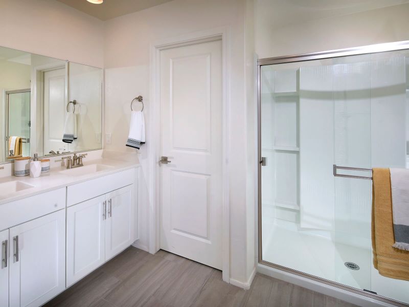 The 2380 floorplan modeled at Meadows at Rancho Marana in Marana, AZ.