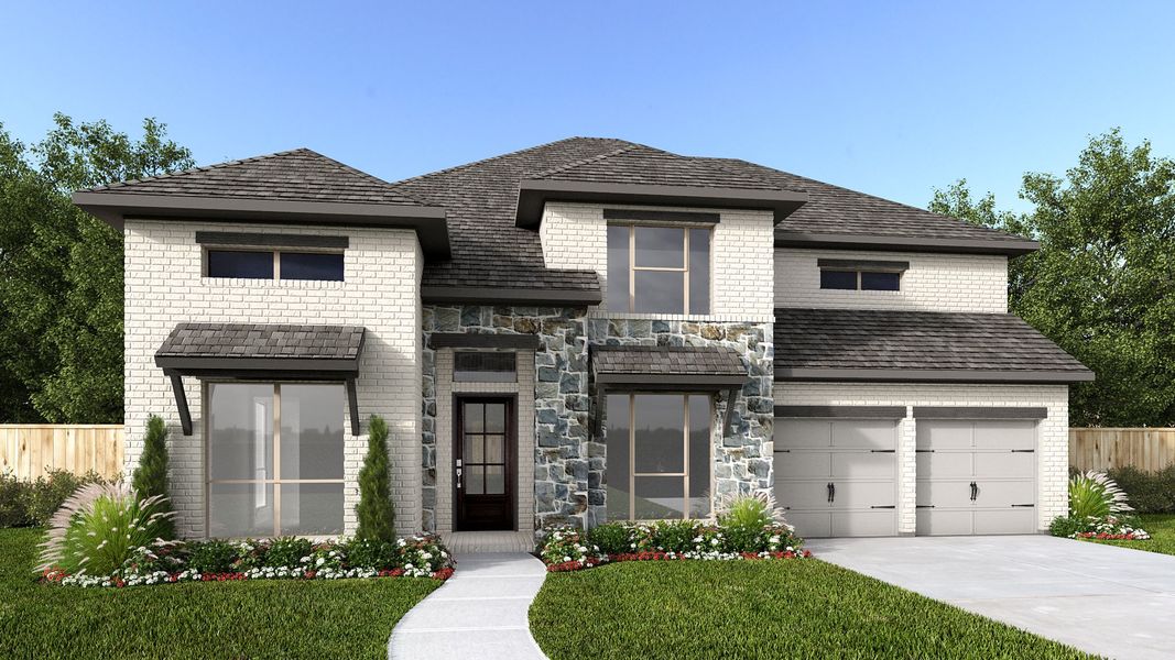 Front exterior of a home in the The Parks at Wilson Creek community, located in Celina, TX (Image 5).