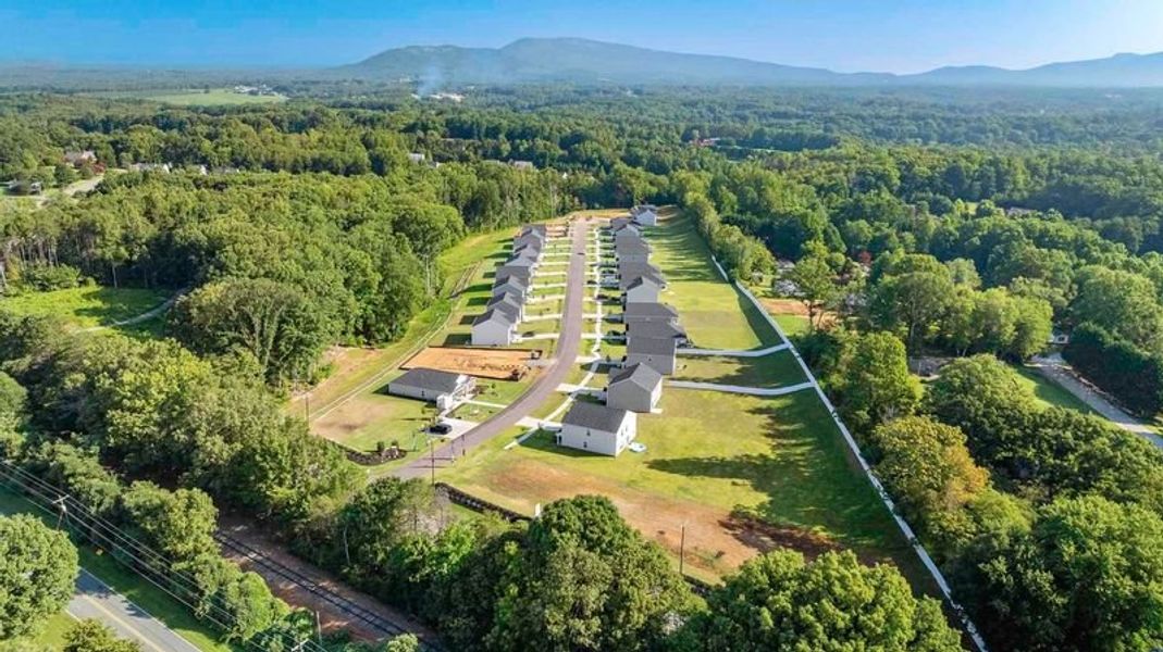Aerial view of the Preston Oaks community in King, NC, showing layout and nearby surroundings (Image 1).