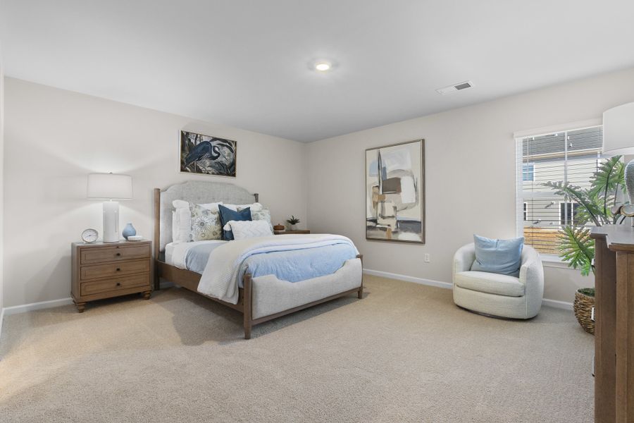 Furnished interior in a model home at Sibley Village in Sumter (Image 29).