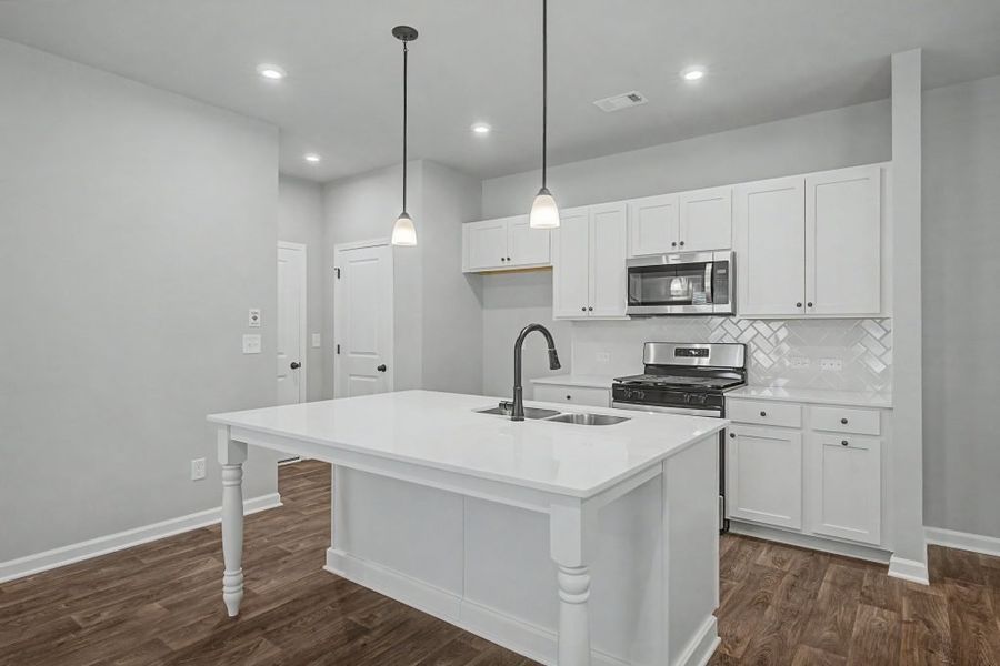 Furnished interior in a model home at Sawmill Creek in Austell (Image 7).