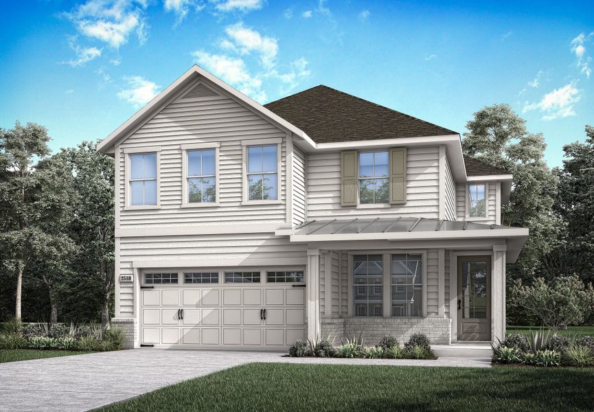 Front exterior of a home in the Landmark community, located in Denton, TX (Image 13).