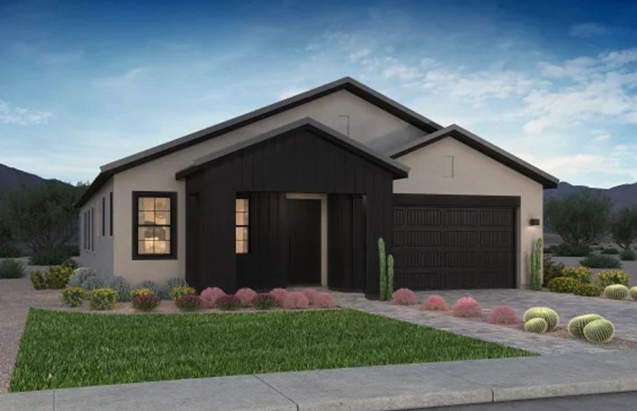 Front exterior of a home in the Skymark at Northpointe community, located in Peoria, AZ (Image 16).