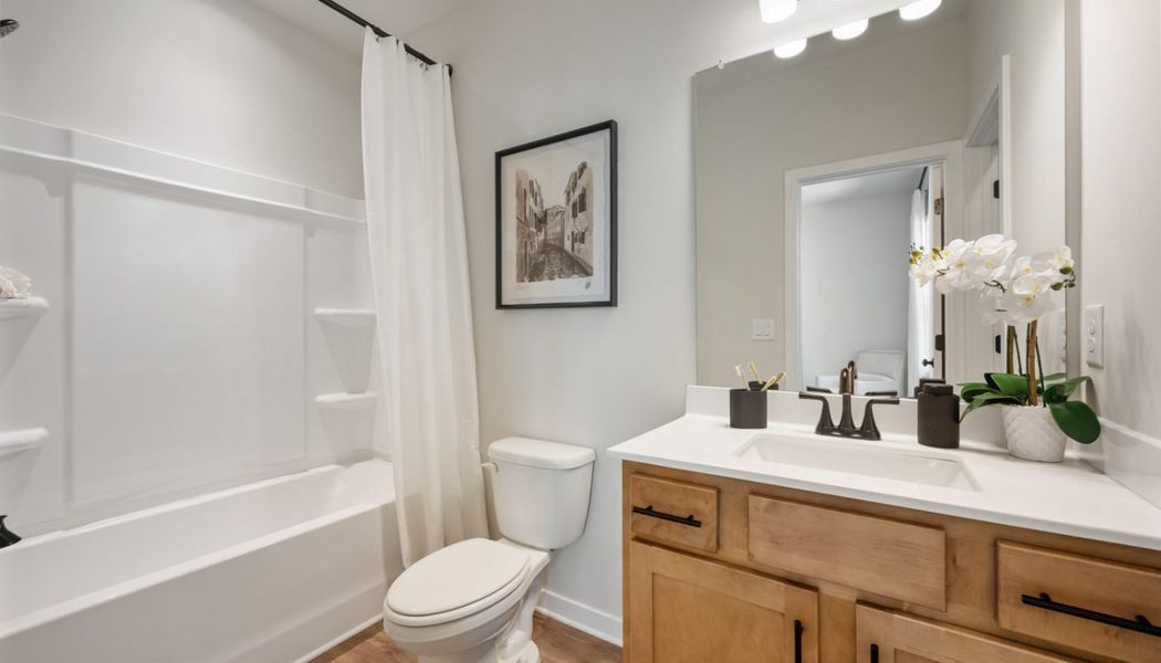 Furnished interior in a model home at Ponderosa Farms Manor in Gainesville (Image 9). Furnished interior in a model home at Ponderosa Farms Manor in Gainesville (Image 9).