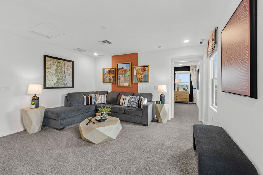 Furnished interior in a model home at Blackhawk in Tucson (Image 7).