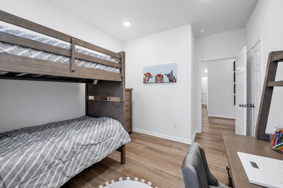 Furnished interior in a model home at The Village at Elm Creek in Troy (Image 23).