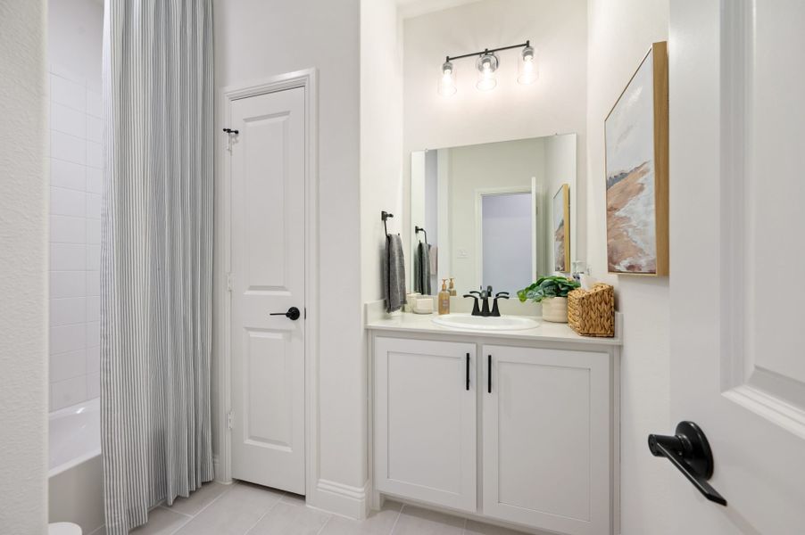 Furnished interior in a model home at Clearview Ranch in Royse City (Image 30).