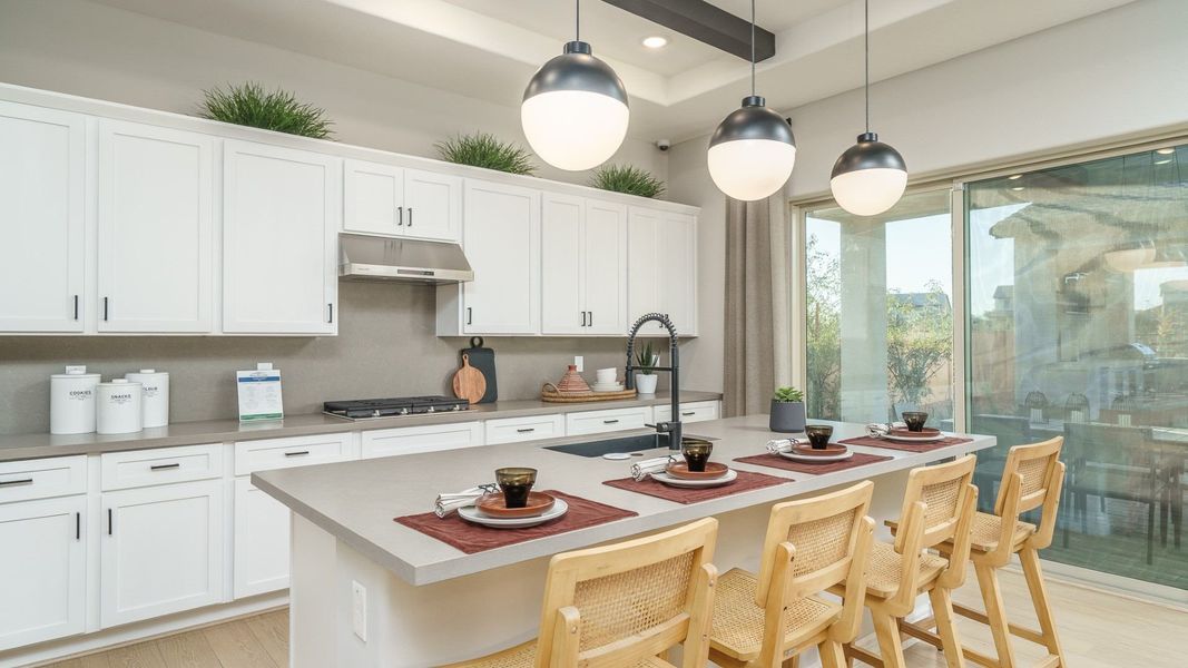Furnished interior in a model home at The Foothills at Arroyo Norte in New River (Image 31). Furnished interior in a model home at The Foothills at Arroyo Norte in New River (Image 31).