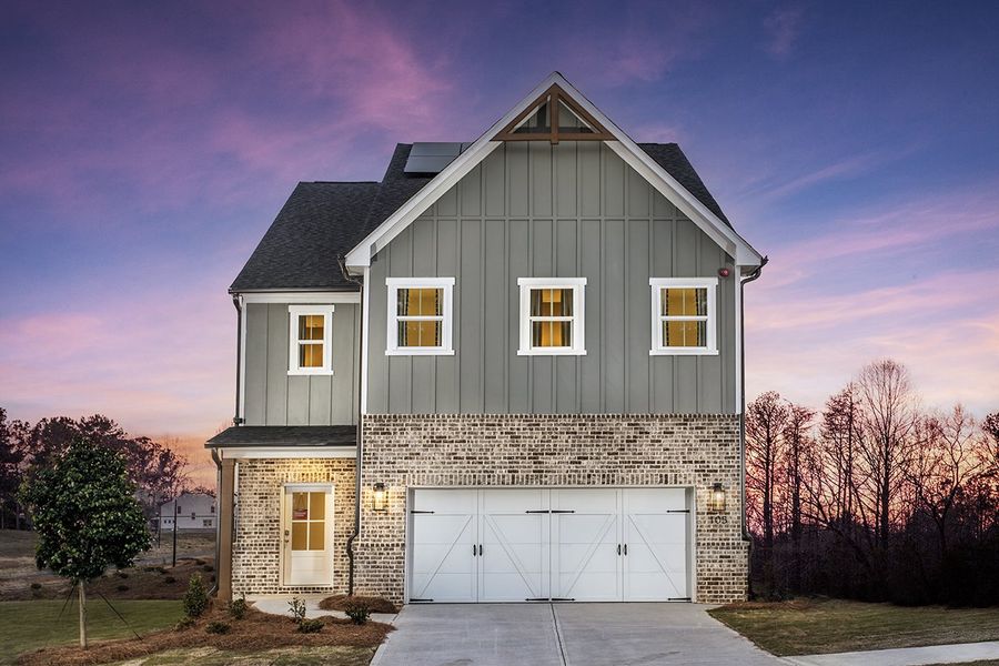 Front exterior of a home in the Poppy at GreenHouse community, located in Marietta, GA (Image 2).