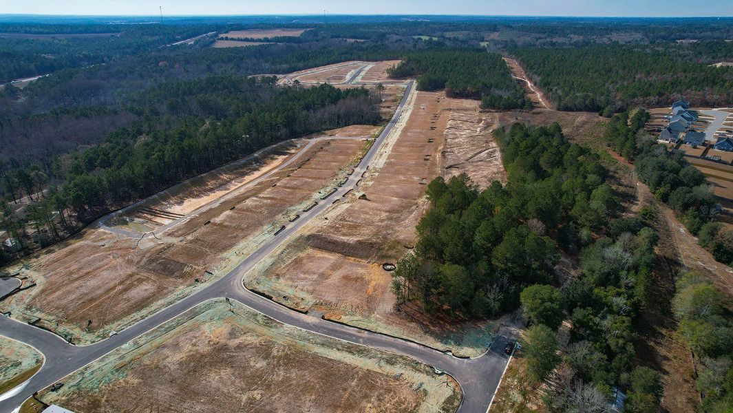 Site preparation and early development at Ferry Grove in Lexington, SC (Image 21).