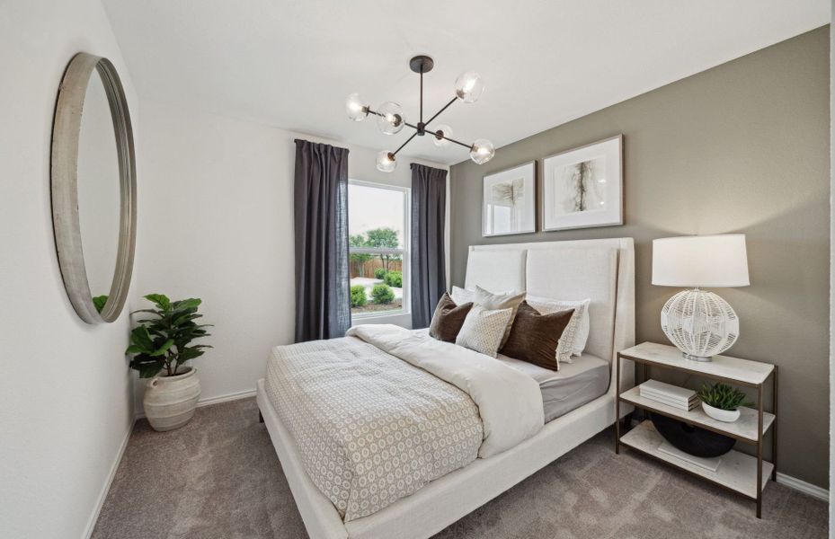 Spacious rooms throughout home